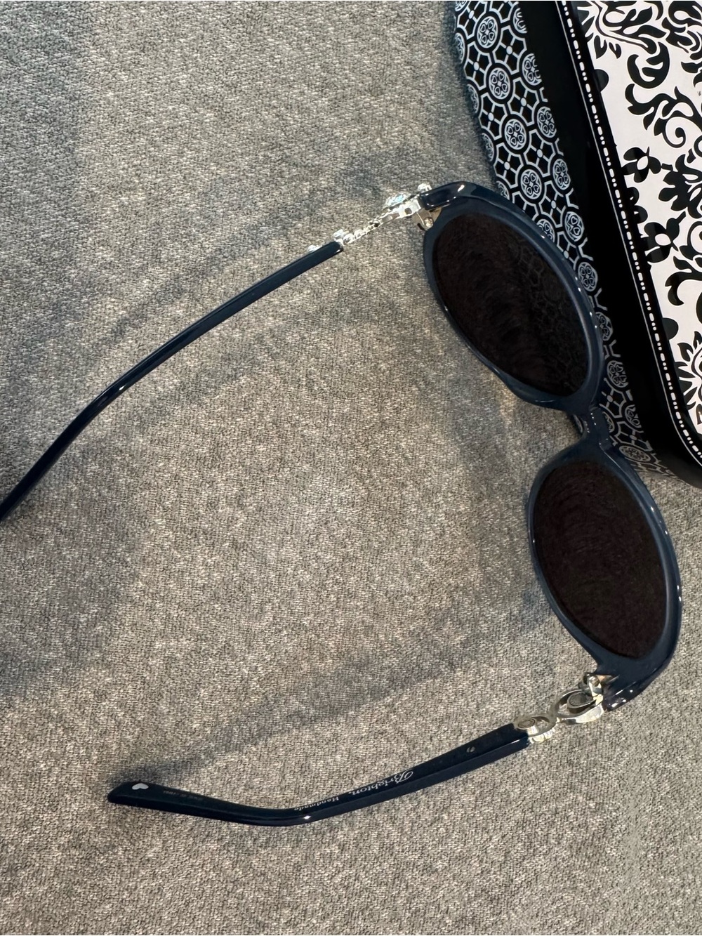 NEW Brighton Round Blue Sunglasses - Picture 4 of 9